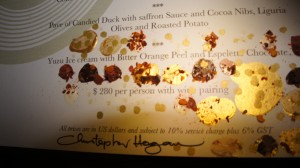 Chocolate Degustation Menu by Christopher Hogan