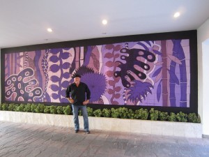 Angsana Laguna Phuket Thailand wall mural designed by Christopher Hogan