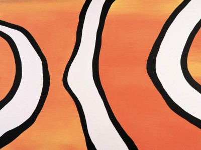 Clownfish V – Original Artwork – Acrylic on Canvas
