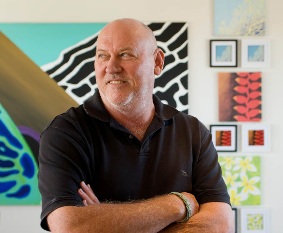 Christopher Hogan in his studio